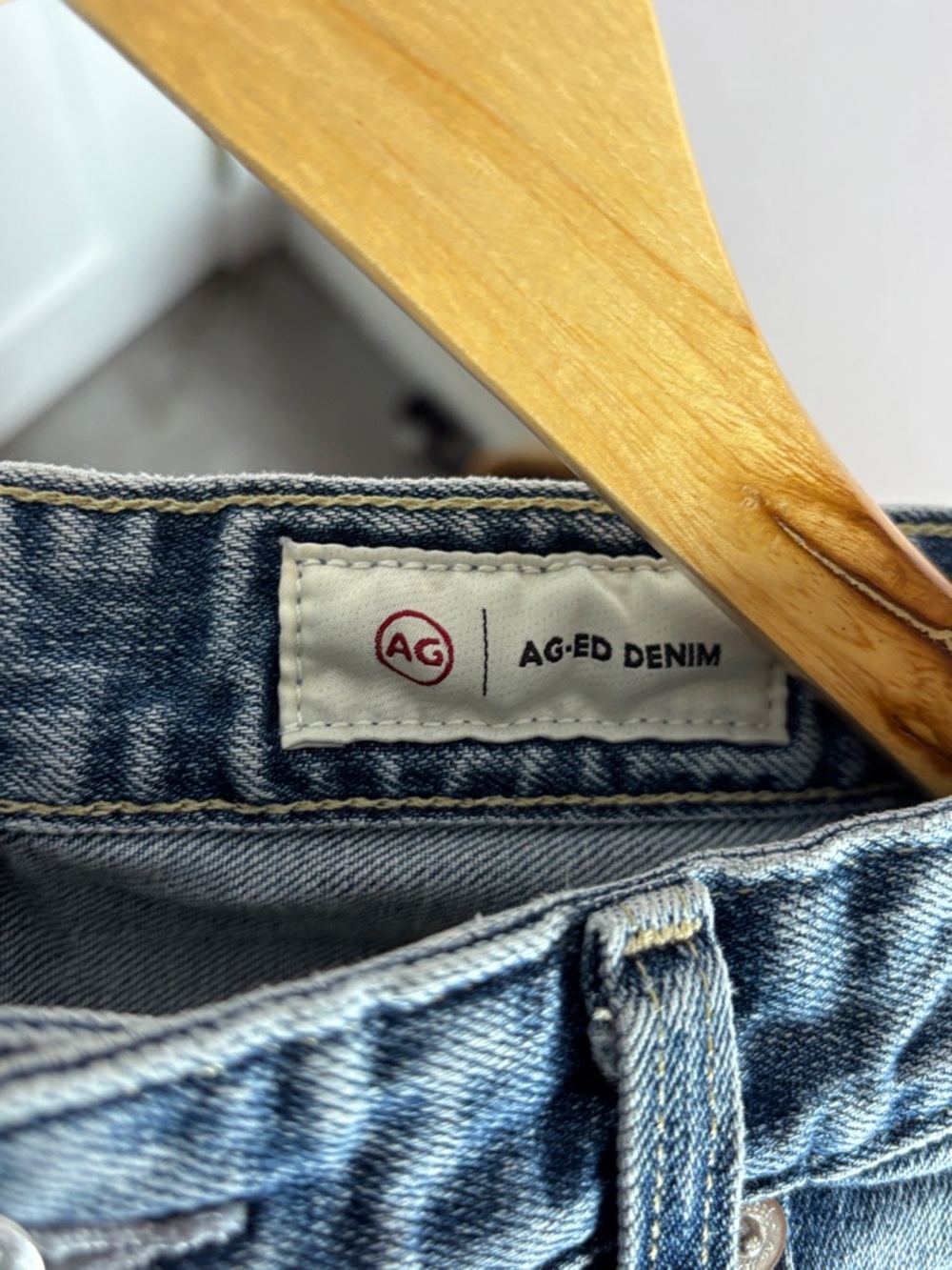 AG Adriano Goldschmied Ex-Boyfriend Slouchy Slim Jeans Women's Size 27 Medium Wa - Picture 2 of 9